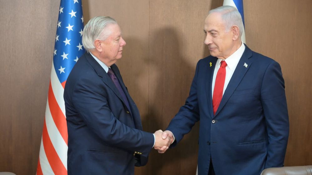 Benjamin Netanyahou reçoit le sénateur américain Lindsey Graham à Jérusalem