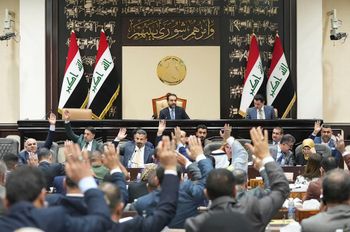 Vote d'une loi au Parlement irakien