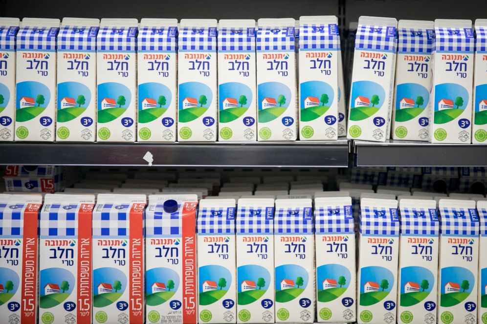 מוצרי חלב בסופרמרקט, אילוסטרציה