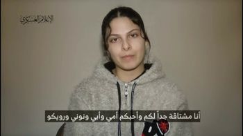 Daniella Gilboa, held in Hamas captivity in the Gaza Strip