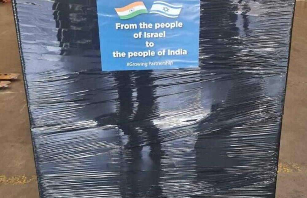 Un envoi de matériel médical d'Israël vers l'Inde