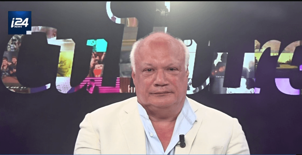 L'auteur Eric-Emmanuel Schmitt dans l'émission Culture sur i24NEWS