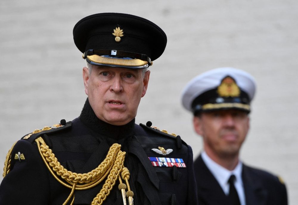 Britain's Prince Andrew, Duke of York, attends a ceremony commemorating the 75th anniversary of the liberation of Bruges, Belgium, September 7, 2019.