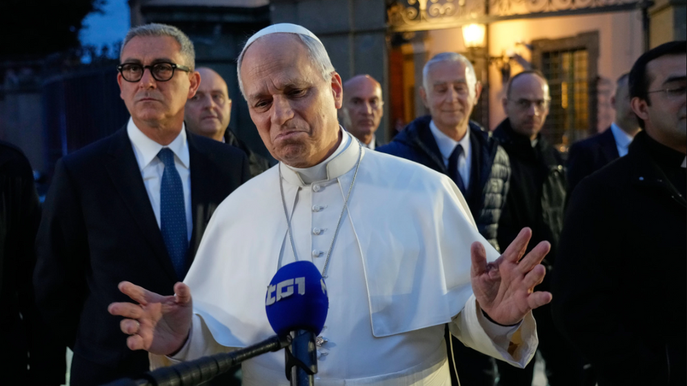 AP Photo/Gregorio Borgia File photo of Pope Leo XIV