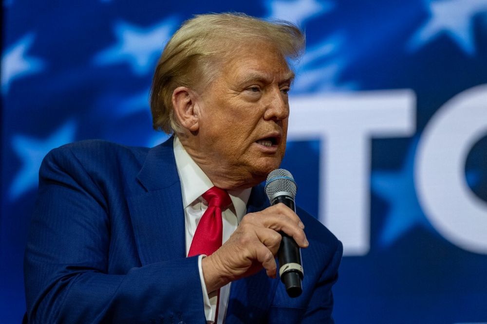 Le candidat républicain à l'élection présidentielle, l'ancien président Donald Trump.