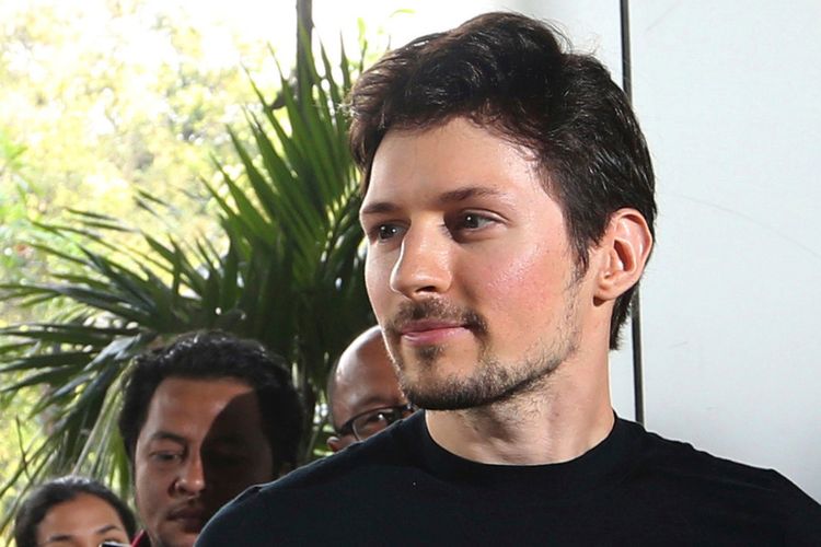 FILE - Telegram co-founder Pavel Durov appears at an event on Aug. 1, 2017 in Jakarta, Indonesia