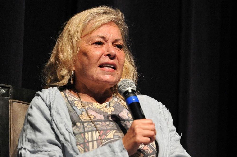 Roseanne Barr participates in an event hosted by the World Values Network and the Jewish Journal at Saban Theatre in Beverly Hills, California, U.S.A.