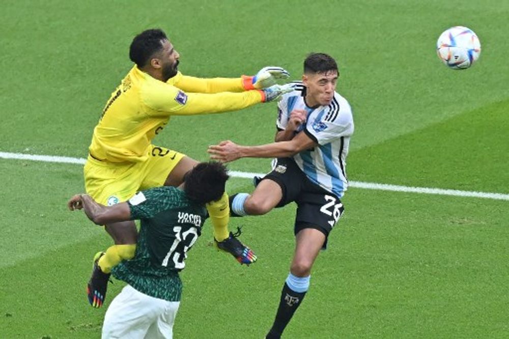 The World Cup Group C soccer match between Argentina and Saudi Arabia at the Lusail Stadium in Lusail, north of Doha, Qatar on November 22, 2022.