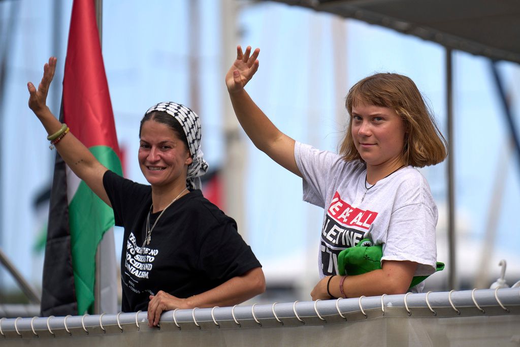 التوصل الى هذا الحل لقضية الناشطة غريتا تونبرغ بعد احتجازها في إسرائيل