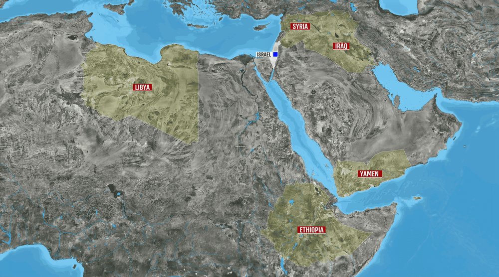 Map of the greater Middle East