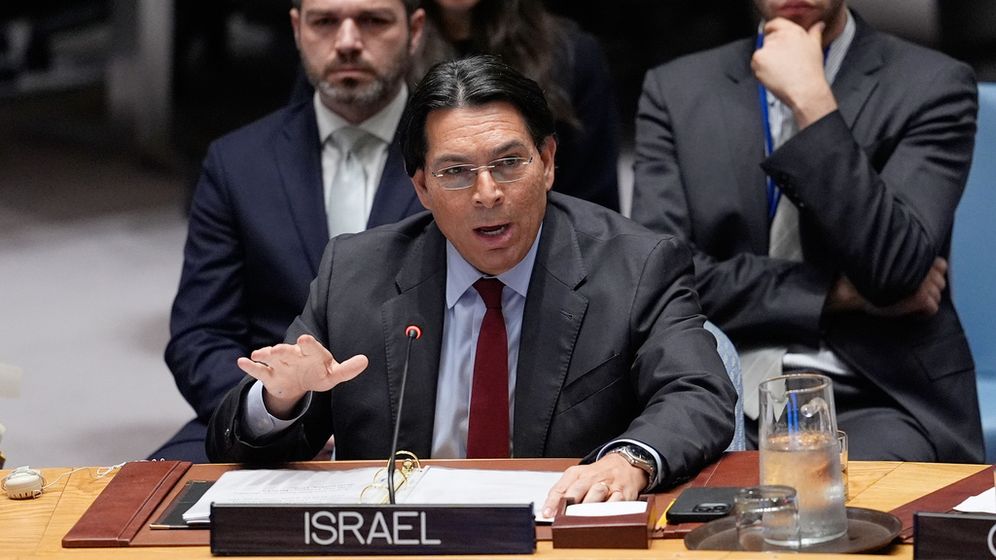 AP Photo/Seth Wenig L’ambassadeur d’Israël auprès des Nations unies, Danny Danon