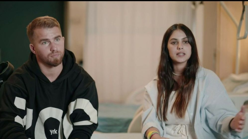 Ben et Gali, tous deux rescapés du Festival Nova et amputés de la même jambe