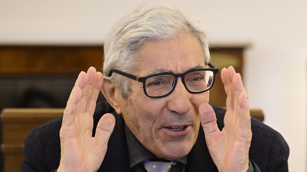 John Macdougall/Pool Photo via AP L’écrivain franco-algérien Boualem Sansal