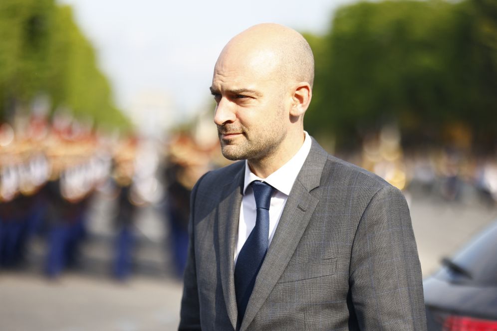 France's Minister for Europe and Foreign Affairs Jean-Noel Barrot arrives to attend the annual Bastille Day military parade on the Champs-Elysees Avenue in Paris on July 14, 2025.
