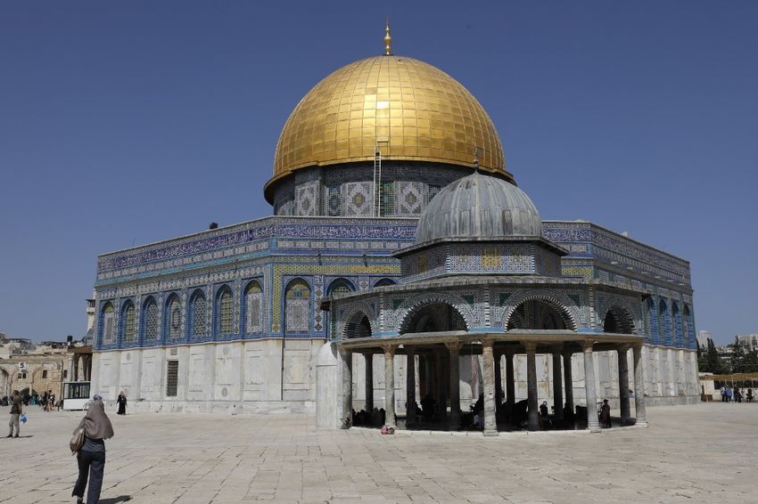 A picture taken on June 2, 2019, the Dome of the Rock at the al-Aqsa mosque compound in Jerusalem's Old City.