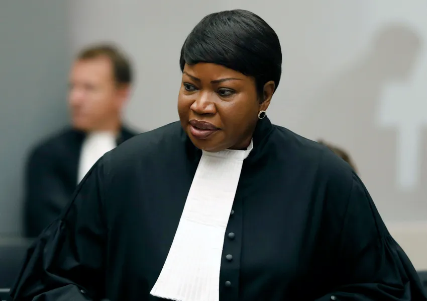 FILE - In this file photo dated Tuesday Aug. 28, 2018, Prosecutor Fatou Bensouda at the International Criminal Court (ICC) in The Hague, Netherlands.