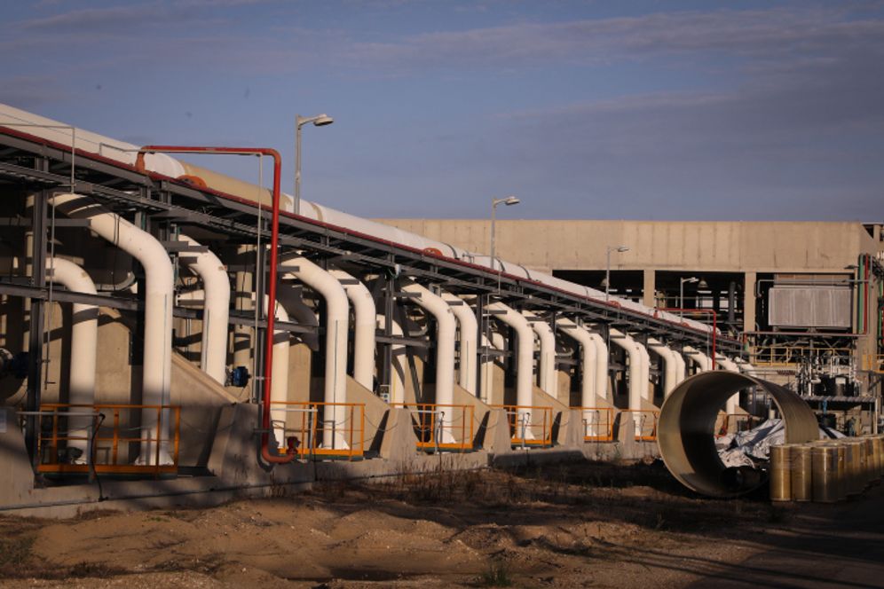 Isaac Harari/Flash90 View of the Sorek Desalination Plant, on November 22, 2018.