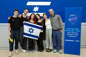 Led by representative Eden Golan ,Israel's delegation to the Eurovision Song Contest embarked on their journey to Malmö, Sweden, aboard a special El Al flight.