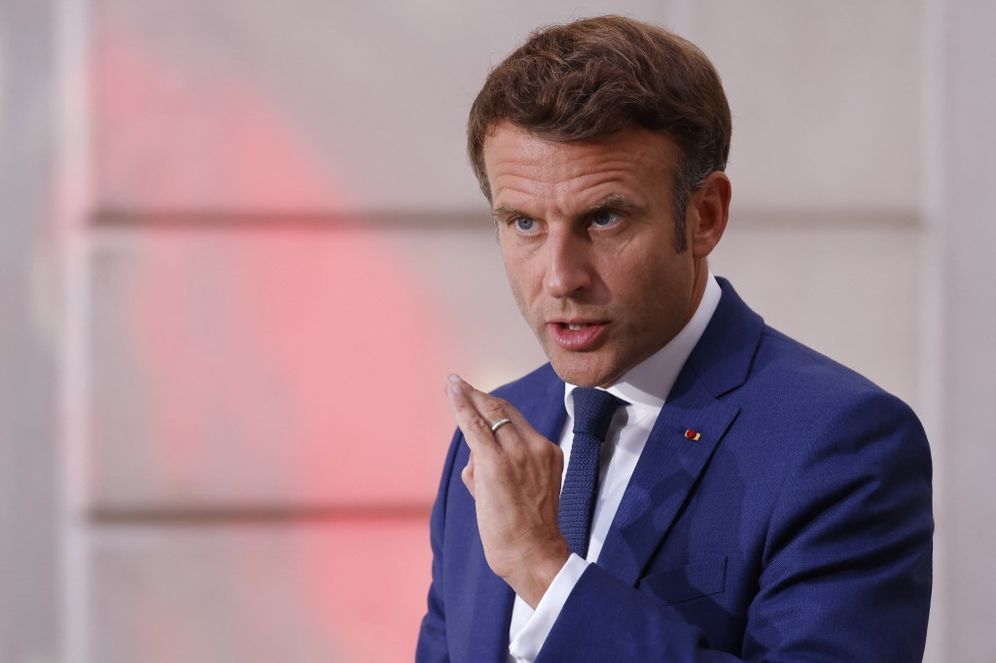 Emmanuel Macron à l'Elysée le 5 septembre 2022