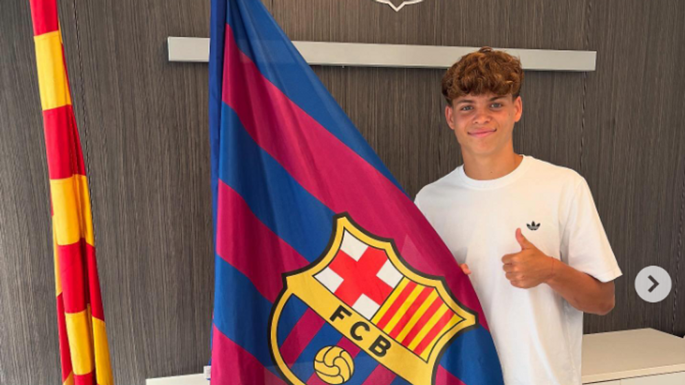 Orian Goren 16 ans, signe au FC Barcelone
