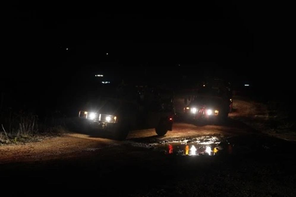 قوات الجيش الإسرائيلي في عملية جنوب سوريا