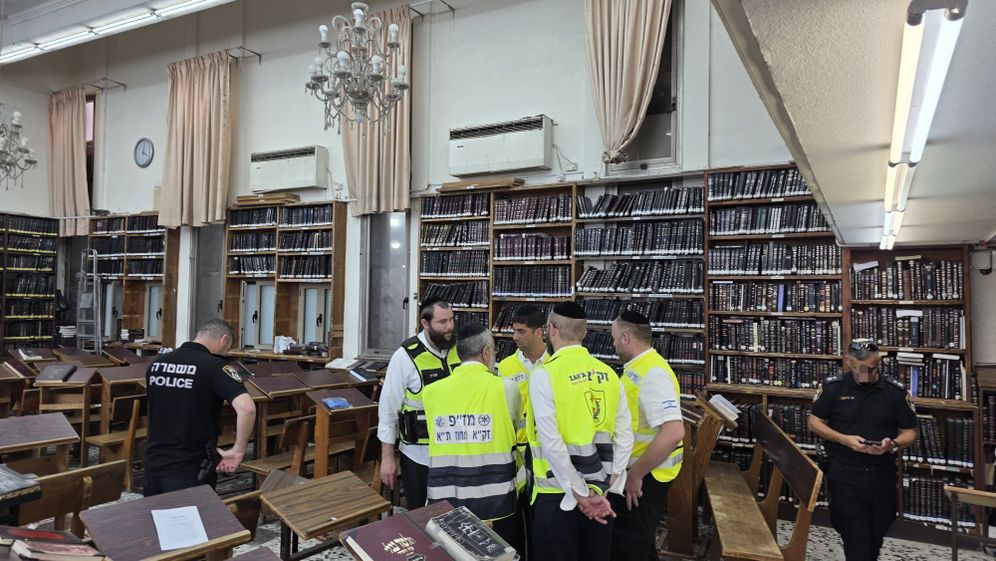 דוברות זק״א בית הכנסת בו התרחש הרצח בבני ברק