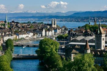 La ville de Zurich, en Suisse