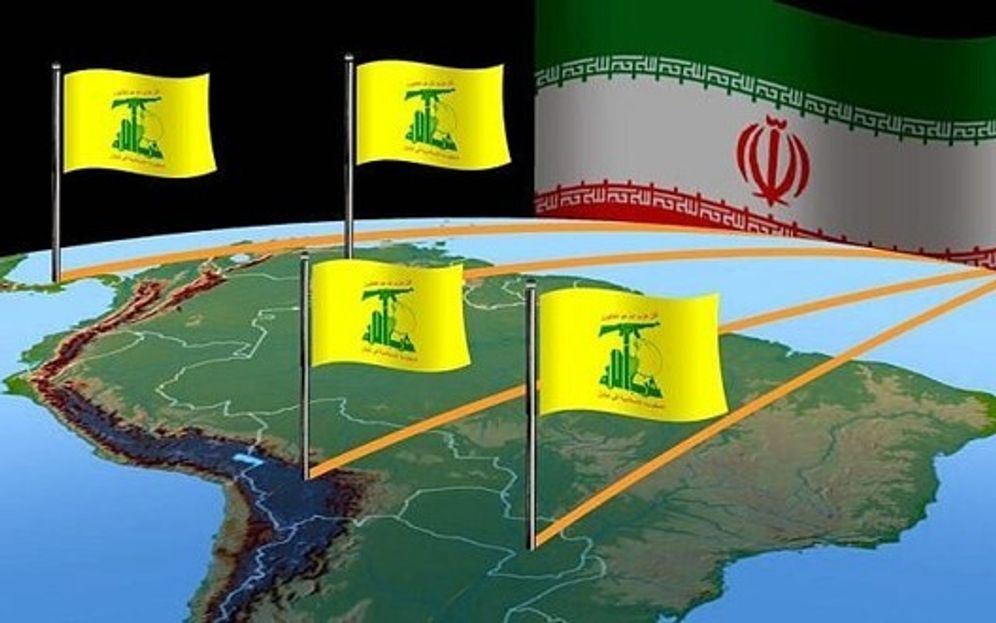 Hezbollah's main areas of operation in South America 