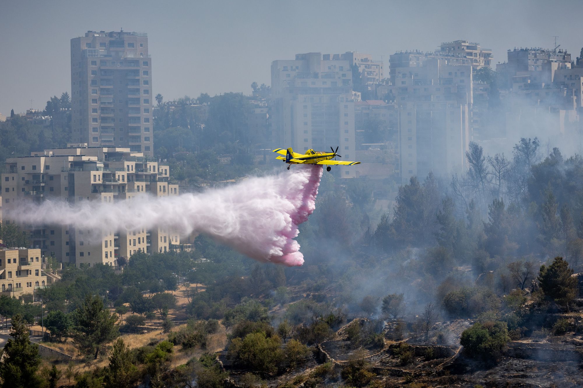 Fierce Wildfire Near Jerusalem Forces Evacuations, Service Disruptions
