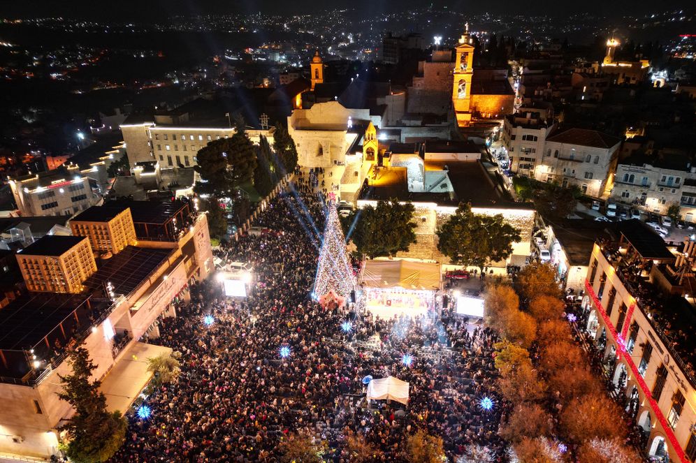 Christmas ceremony in Bethlehem