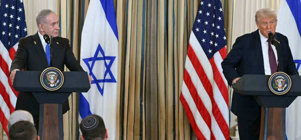 Donald Trump and Benjamin Netanyahu in Washington, DC, September 29, 2025
