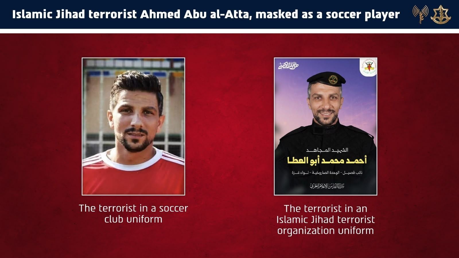 IDF identifies 12 Gaza soccer players as Hamas and Islamic Jihad operatives –...