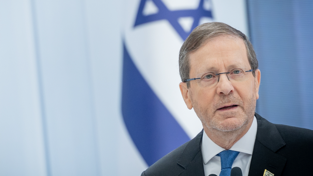 חיים גולדברג / פלאש 90 נשיא המדינה יצחק הרצוג, אפריל 2026