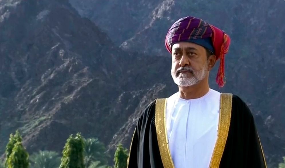 FILE - Oman's Sultan Haitham bin Tariq Al Said in Muscat, Oman, on Jan. 11, 2020.