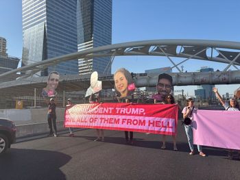 Israeli protesters block the Ayalon Highway in Tel Aviv, demanding a deal to bring the hostages home from Gaza