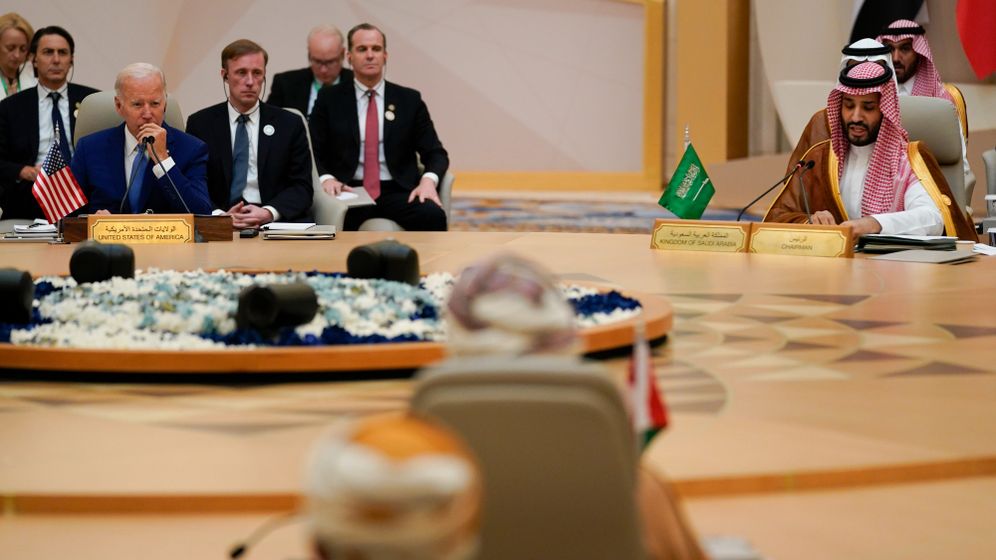 יורש העצר הסעודי מוחמד בן סלמאן ונשיא ארה"ב ג'ו ביידן, ארכיון