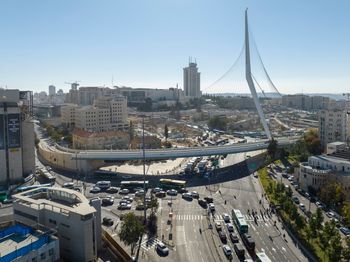 L'entrée de Jérusalem et le pont des cordes, le 20 novembre 2022.