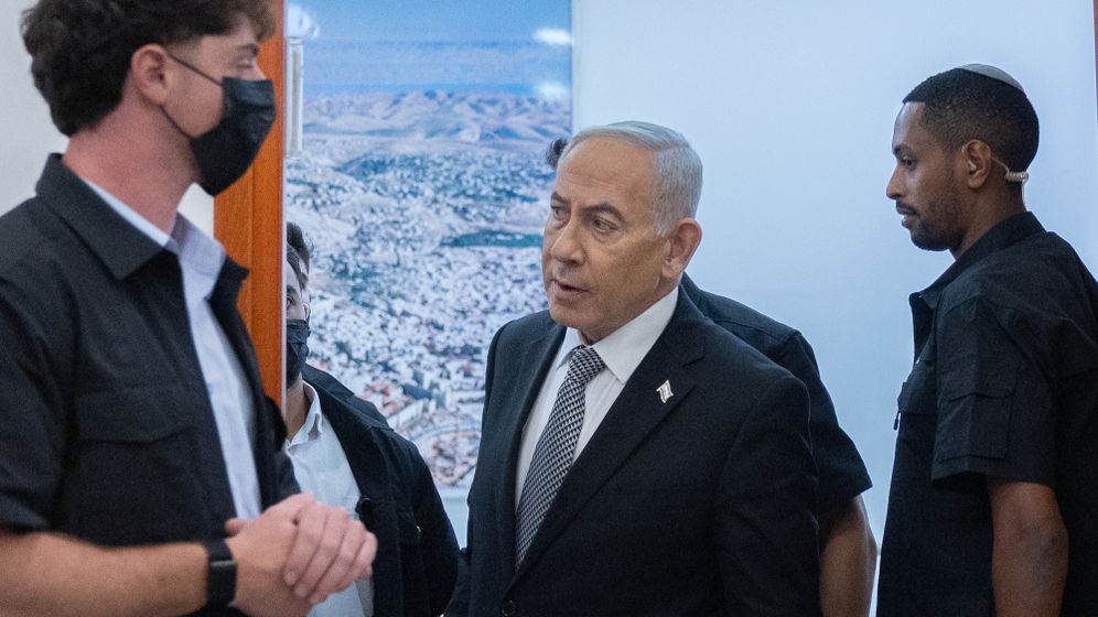 בנימין נתניהו בבית המשפט המחוזי בירושלים, הבוקר