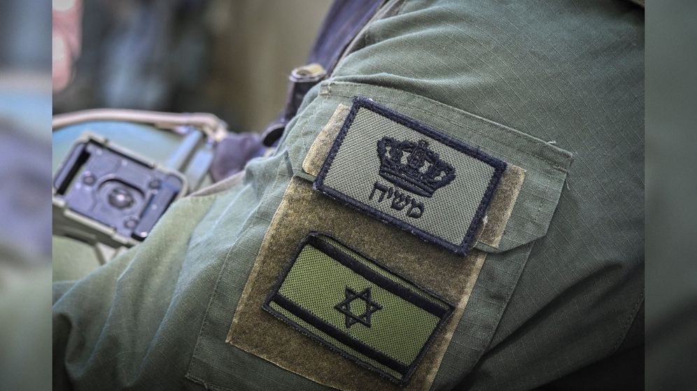 פאץ' "משיח" על מדי חייל ברמת הגולן, ארכיון