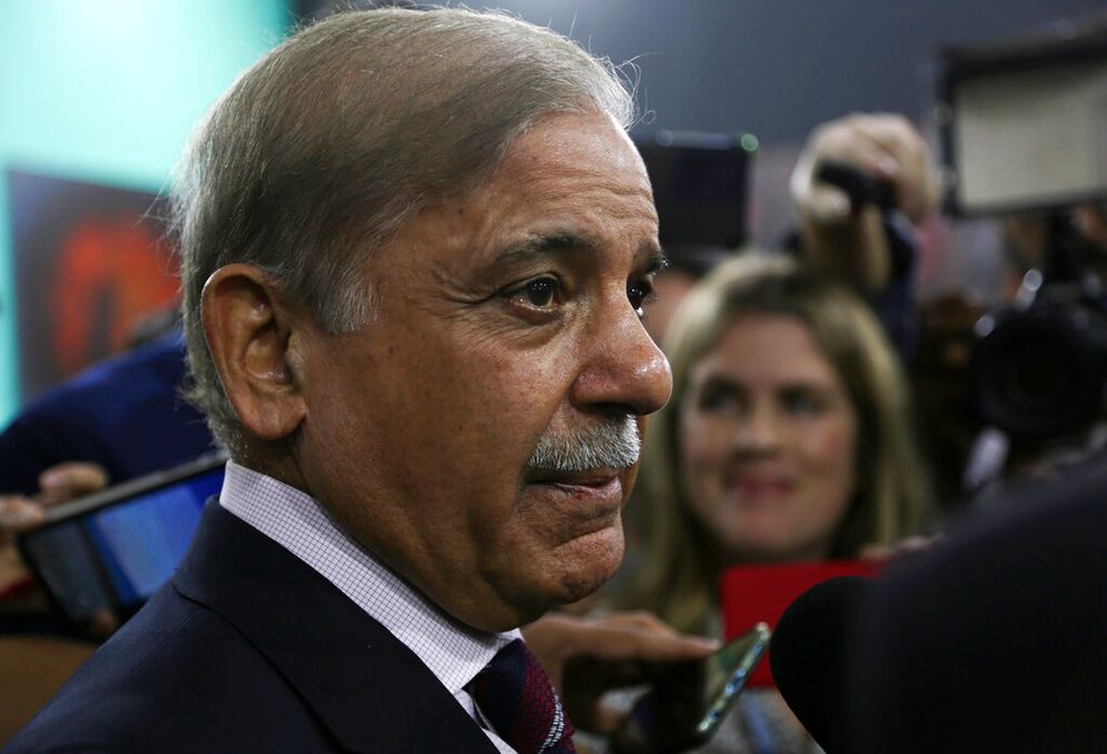 Le Premier ministre pakistanais Muhammad Shehbaz Sharif