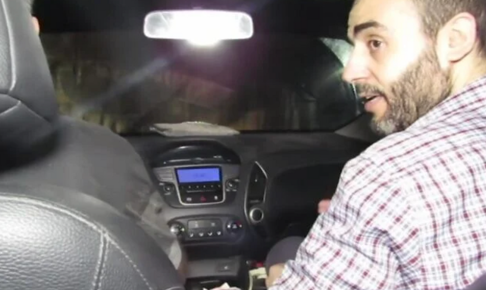 Screenshot from a video dating to December 2023, with Hamas leader Mohammed Sinwar seen in an underground tunnel in Gaza