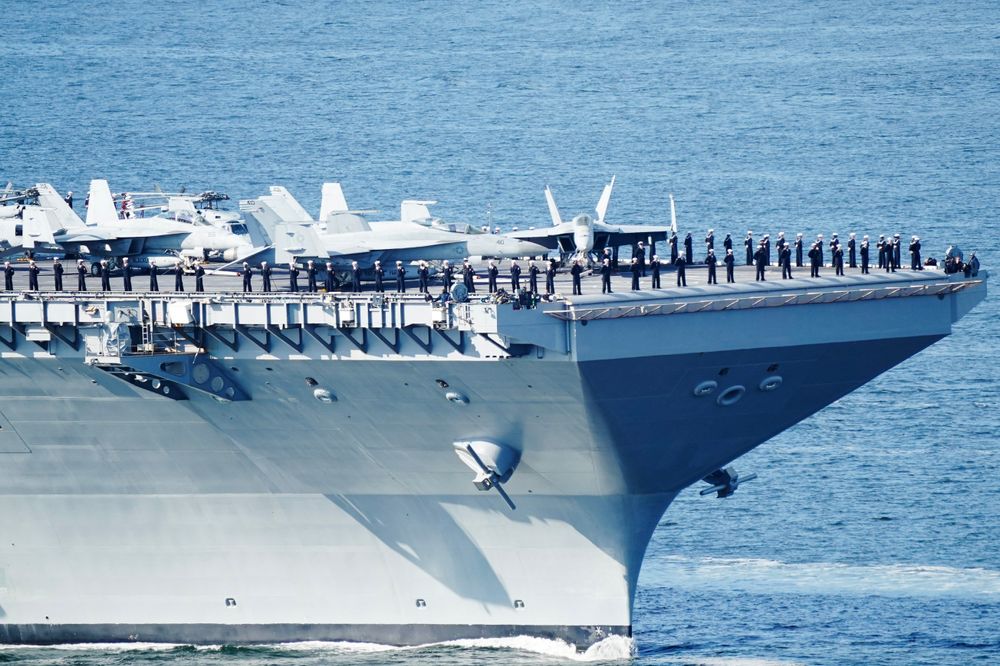 U.S. aircraft carrier USS Gerald R. Ford