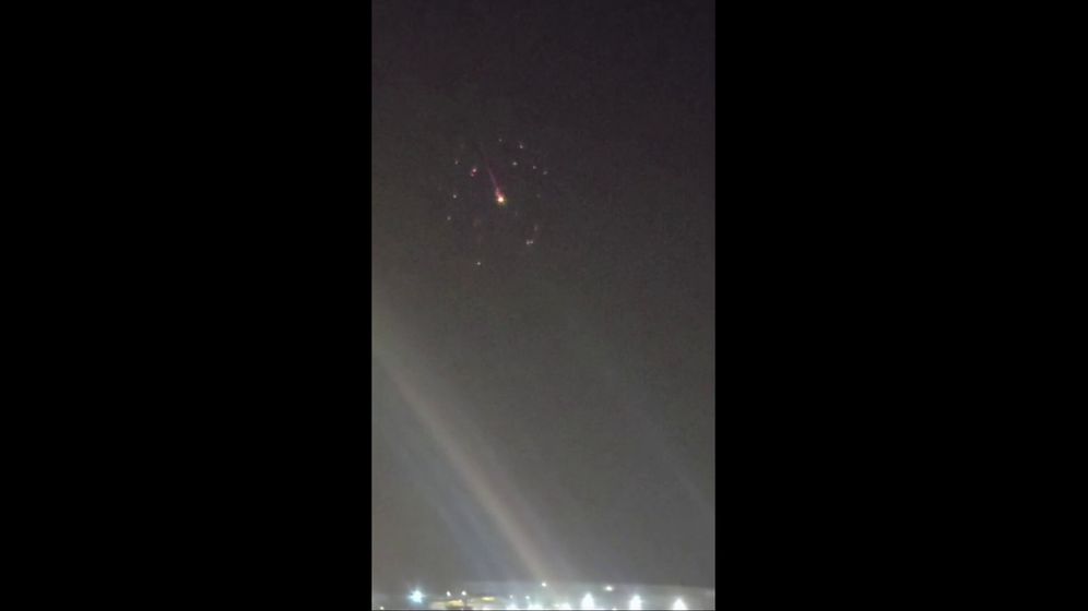 - יירוטים בשמי ישראל בעקבות שיגורים מאיראן לירדן