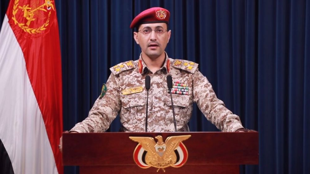 Yahya Saree, spokesman for the Houthis in Yemen
