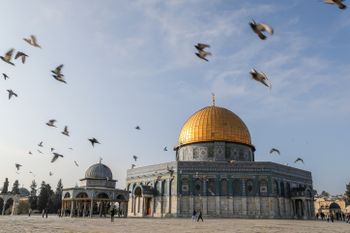 The Temple Mount in the Old City of Jerusalem.