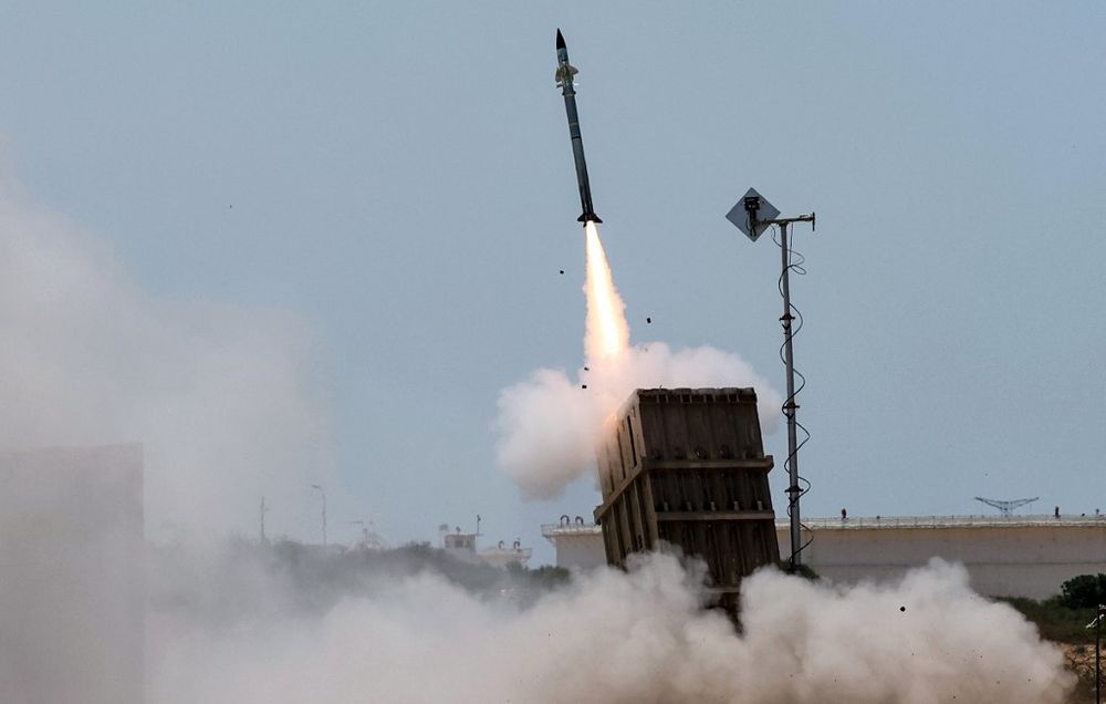 Israel's Iron Dome air defense system launches a missile to intercept rockets fired from the Gaza Strip, on the outskirts of the southern Israeli city of Ashkelon, on August 7, 2022