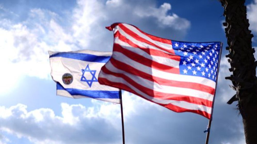 Israeli and American Flag