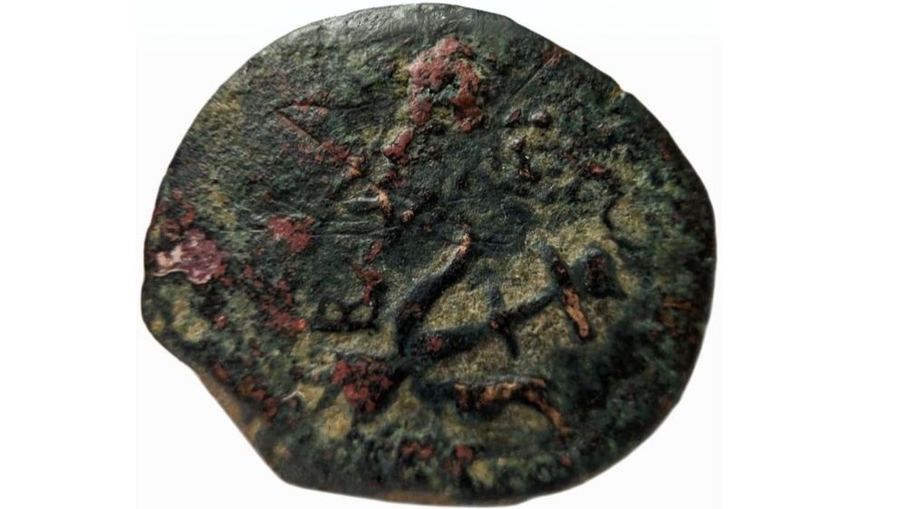 2,000-year-old Hasmonean era coin