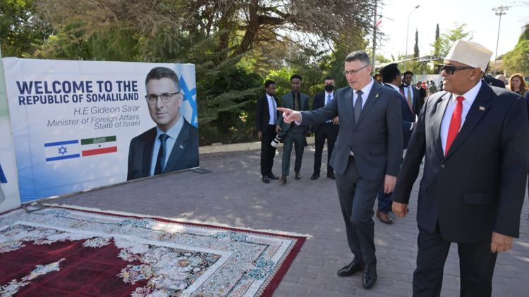 وزير الخارجية الإسرائيلي في أرض الصومال