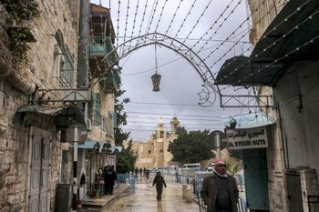 Bethléem en Cisjordanie, le 24 décembre 2023.